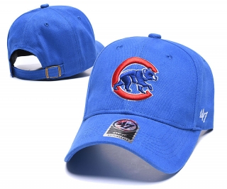 MLB Chicago Cubs Curved Brim 47BRAND Snapback Cap 60029