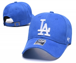 MLB Los Angeles Dodgers Curved Brim 47BRAND Snapback Cap 60038