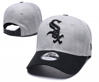 MLB Chicago White Sox Curved Brim Snapback Cap 60784