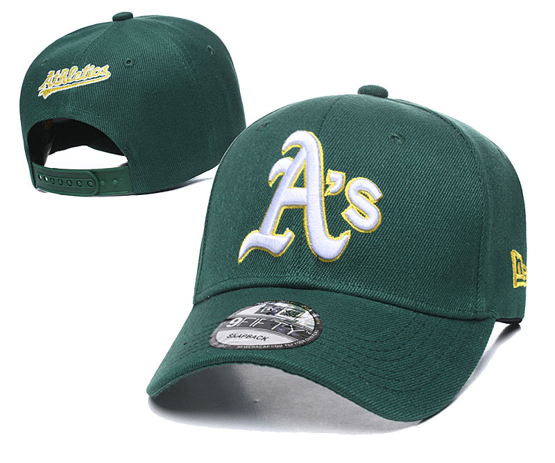 Buy MLB Oakland Athletics Curved Brim Snapback Hats 62546 Online HatsKicks.cn