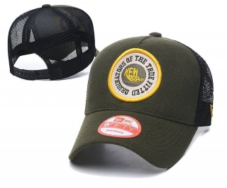 New Era Curved Brim Mesh Snapback Hats 63657