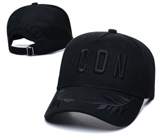 Dsquared2 Curved Brim Snapback Hats 71287