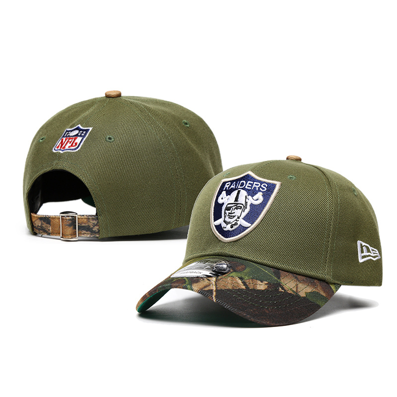 raiders snapback green under brim