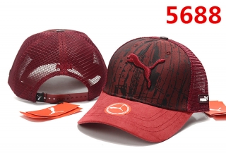Puma Pure Cotton High Quality Curved Brim Mesh Snapback Hats 92442