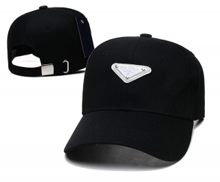 Prada Curved Brim Baseball Snapback Hats 92747