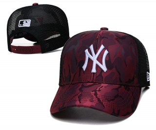 MLB New York Yankees Curved Brim Mesh Snapback Hats 92893