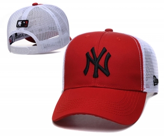 MLB New York Yankees Curved Brim Mesh Snapback Hats 92895