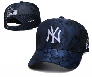 MLB New York Yankees Curved Brim Mesh Snapback Hats 92897
