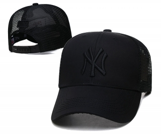 MLB New York Yankees Curved Brim Mesh Snapback Hats 92898