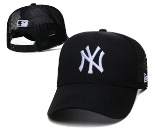 MLB New York Yankees Curved Brim Mesh Snapback Hats 92899