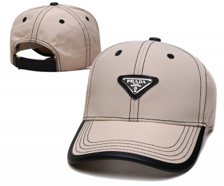 Prada High Quality Curved Snapback Hats 93820