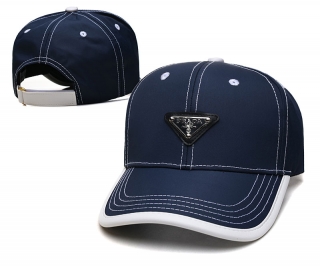 Prada High Quality Curved Snapback Hats 93821