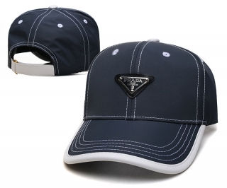 Prada High Quality Curved Snapback Hats 93823