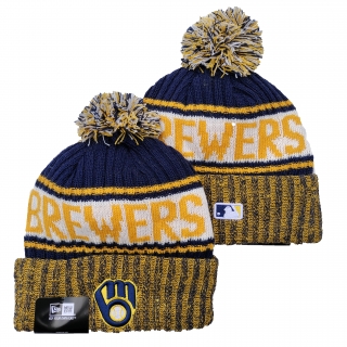MLB Milwaukee Brewers Knit Beanie Hats 94401