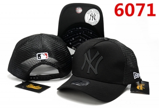 MLB New York Yankees Pure Cotton High Quality Curved Mesh Snapback Hats 96874
