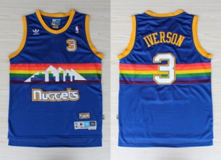 Vintage NBA Denver Nuggets #3 Iverson Jersey 97662
