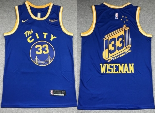 Vintage NBA Golden State Warriors #33 Wiseman Jersey 97798