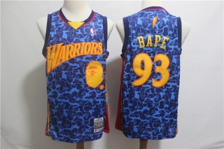 Vintage NBA Golden State Warriors #93 Bape Jersey 97819