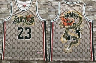 Vintage NBA Los Angeles Lakers #23 James Jersey 97961