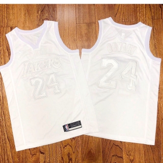 Vintage NBA Los Angeles Lakers #24 Bryant Triple White AF-100 Jersey 98058