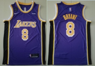 Vintage NBA Los Angeles Lakers #8+#24 Bryant Jersey 98144