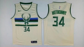 Vintage NBA Milwaukee Bucks #34 Antetokounmpo Jersey 98271