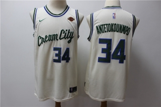 Vintage NBA Milwaukee Bucks #34 Antetokounmpo Jersey 98277