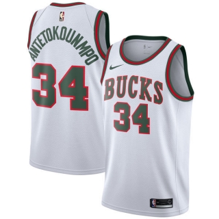 Vintage NBA Milwaukee Bucks #34 Antetokounmpo Jersey 98284