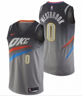 Vintage NBA Oklahoma City Thunder #0 Westbrook Jersey 98456