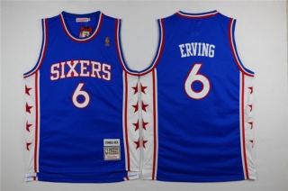 Vintage NBA Philadelphia 76ers #6 Erving Retro Jersey 98539