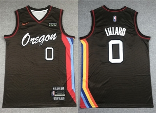Vintage NBA Portland Trail Blazers #0 Lillard Jersey 98597