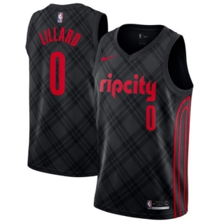 Vintage NBA Portland Trail Blazers #0 Lillard Jersey 98599