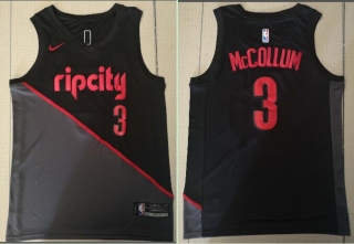 Vintage NBA Portland Trail Blazers #3 Mccollum Jersey 98611