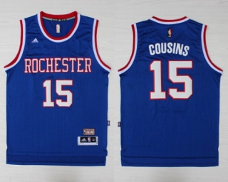Vintage NBA Sacramento Kings #15 Cousins Retro Jersey 98619