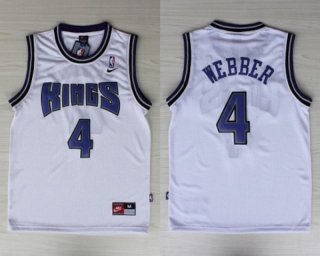 Vintage NBA Sacramento Kings #4 Webber Jersey 98622
