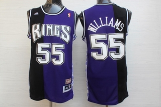 Vintage NBA Sacramento Kings #55 Williams Retro Jersey 98629