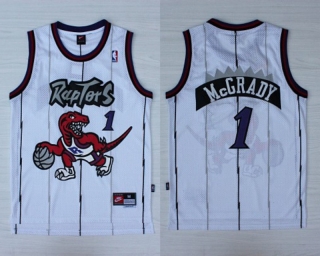 Vintage NBA Toronto Raptors #1 McGrady Jersey 98708