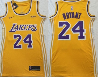 Vintage NBA Los Angeles Lakers #24 Bryant SW Women Jersey 98876