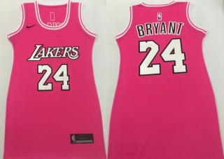 Vintage NBA Los Angeles Lakers #24 Bryant SW Women Jersey 98879