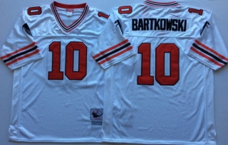 Vintage NFL Atlanta Falcons #10 BARTKOWSKI White Retro Jersey 98904