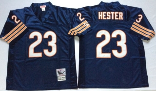 Vintage NFL Chicago Bears #23 HESTER Blue Retro Jersey 98922