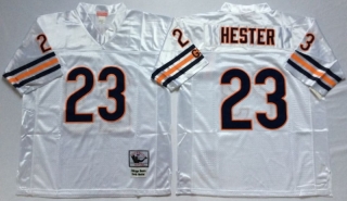 Vintage NFL Chicago Bears #23 HESTER White Retro Jersey 98923