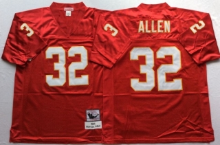Vintage NFL Kansas City Chiefs Red #32 ALLEN Retro Jersey 99027