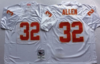 Vintage NFL Kansas City Chiefs White #32 ALLEN Retro Jersey 99030