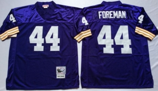 Vintage NFL Minnesota Vikings Purple #44 FOREMAN Retro Jersey 99041