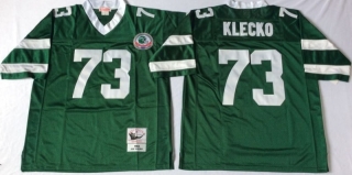 Vintage NFL New York Jets Green #73 KLECKO Retro Jersey 99072
