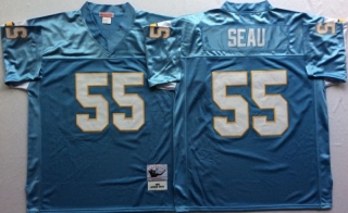 Vintage NFL San Diego Chargers Blue #55 SEAU Retro Jersey 99205