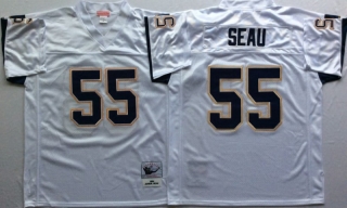 Vintage NFL San Diego Chargers White #55 SEAU Retro Jersey 99211