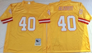 Vintage NFL Tampa Bay Buccaneers YELLOW #40 ALSTOTT Retro Jersey 99258