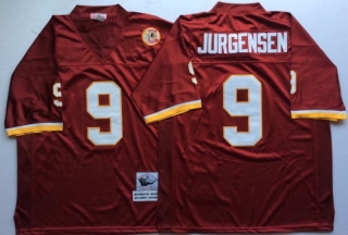 Vintage NFL Washington Redskins Red #9 JURGENSEN Retro Jersey 99280